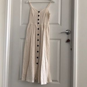 Urban outfitter Abbie eyelet lace button downdress